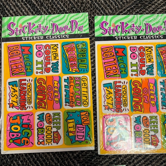 Vintage teacher stickers - Picture 3 of 3